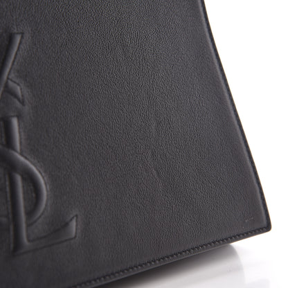 Saint Laurent Calfskin Monogram Large Belle De Jour Clutch Black 12 of 12
