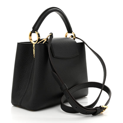 Louis Vuitton Taurillon Capucines BB  Black 3 of 9