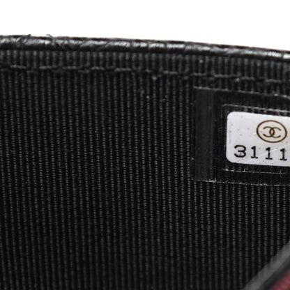 Chanel Caviar Quilted Flap Card Holder Wallet Black 8 of 8