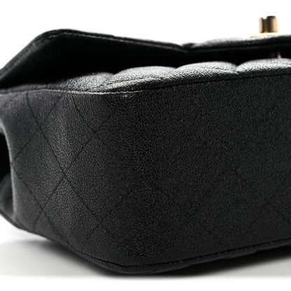 Chanel Caviar Quilted Mini Top Handle Rectangular Flap Black 9 of 11