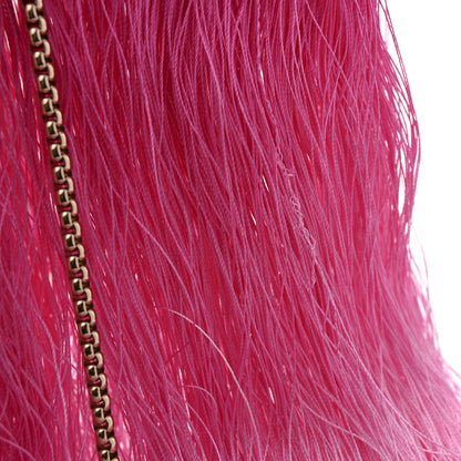 Jimmy Choo Satin Fringe Bon Bon Bag Fuchsia 11 of 12