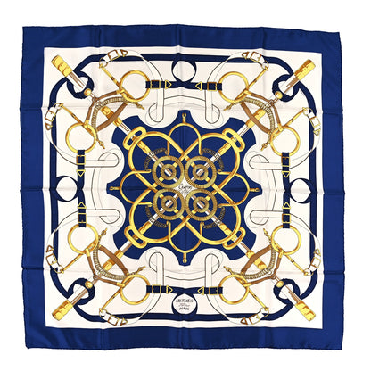 Hermes Silk Eperon D'Or Scarf 90 1 of 5