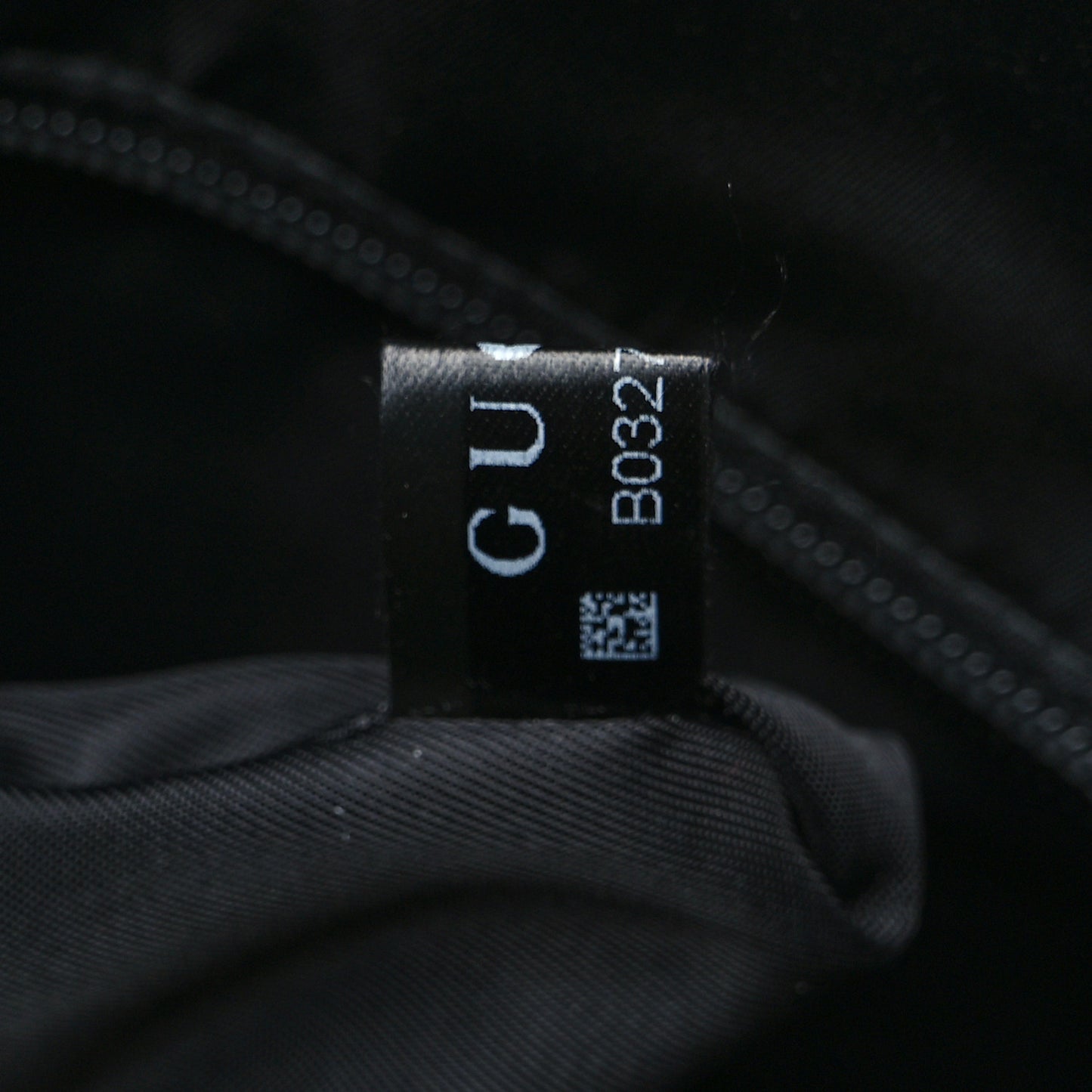 GG Supreme Monogram Web Messenger Bag Black
