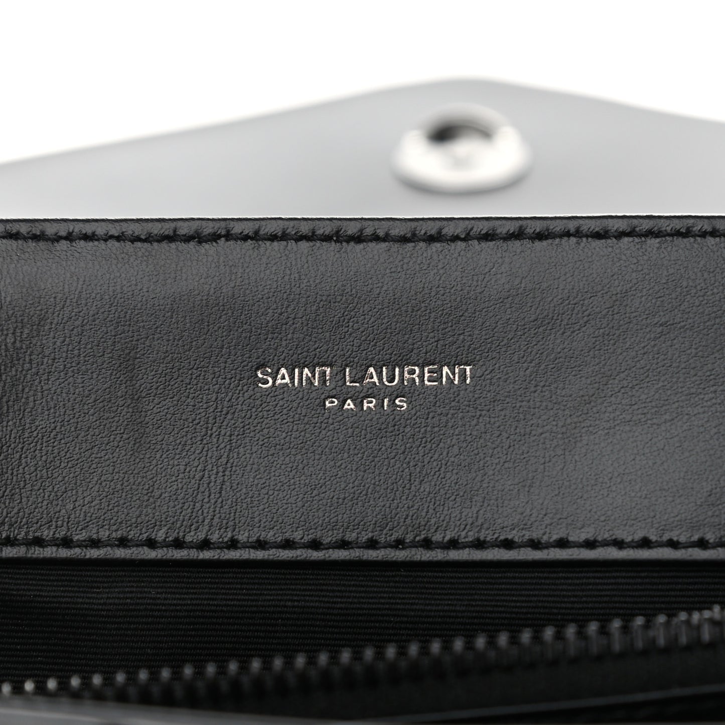 Calfskin Y Quilted Monogram Medium Loulou Chain Satchel Black