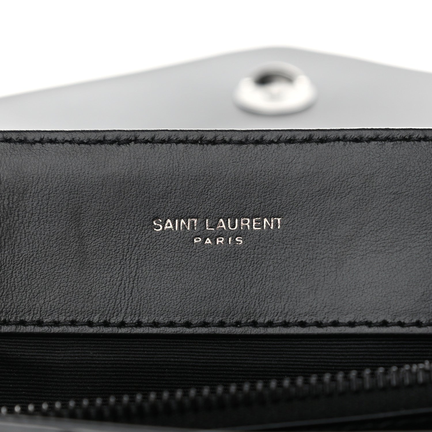 Saint Laurent Calfskin Y Quilted Monogram Medium Loulou Chain Satchel Black 6 of 12