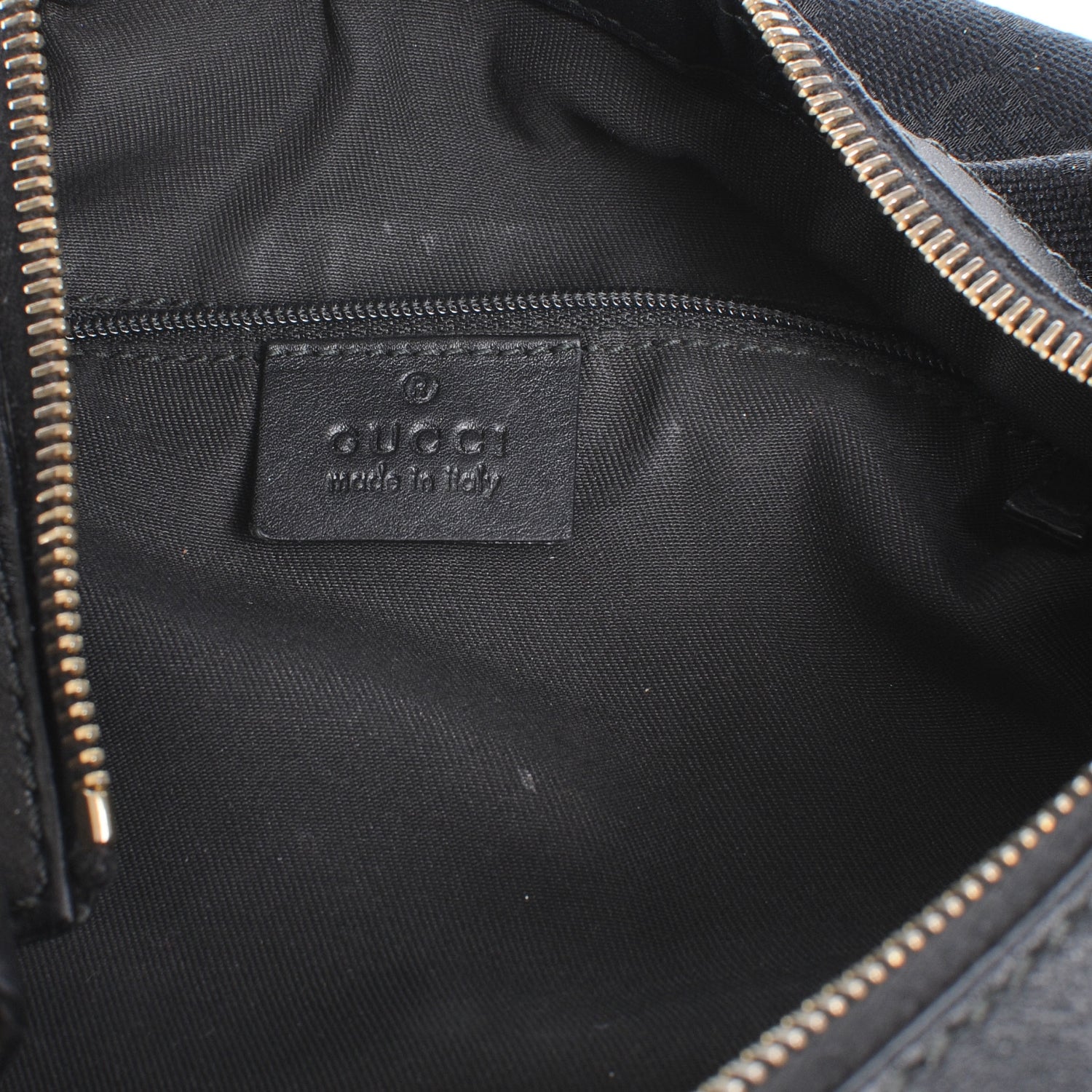 Gucci Monogram Medium Sukey Hobo Black 3 of 6