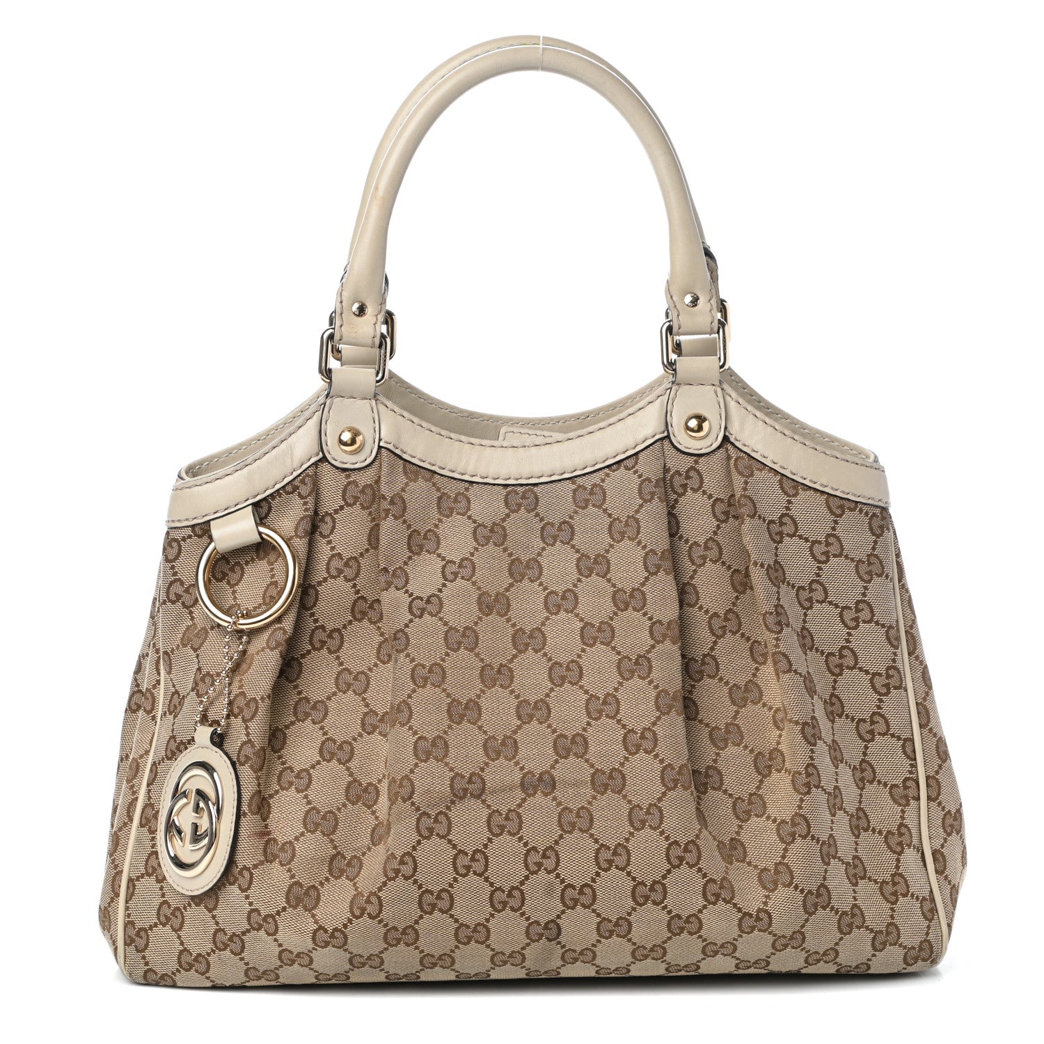 Gucci Monogram Medium Sukey Tote Off White 1 of 11