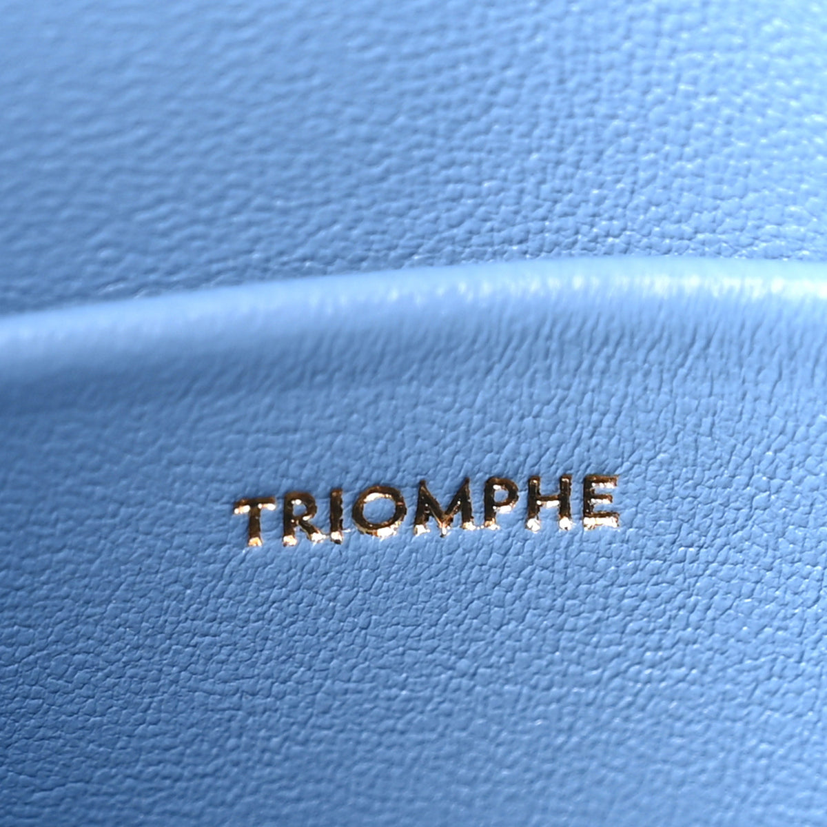 Celine Shiny Calfskin Teen Triomphe Azure 7 of 10