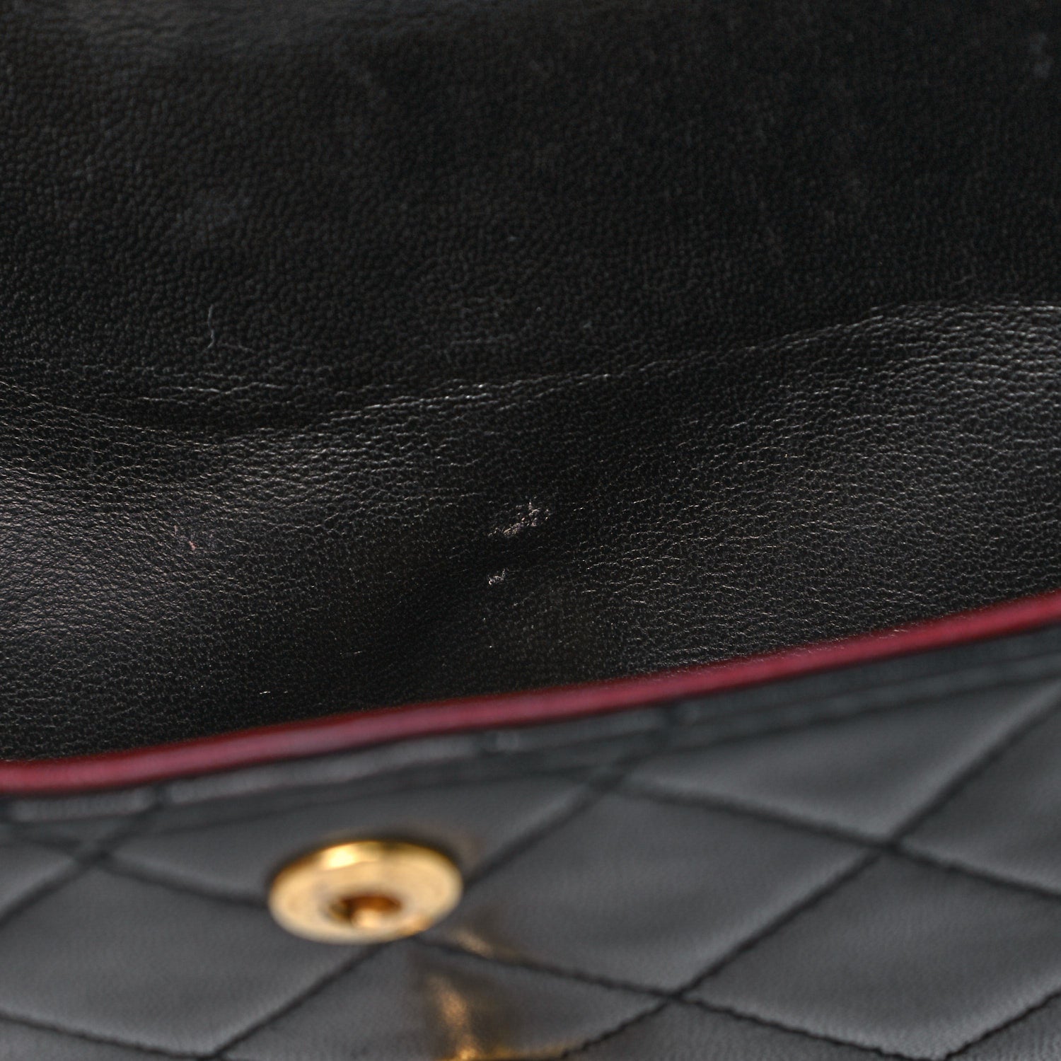 Chanel Lambskin Quilted Small Double Flap Black 14 of 18