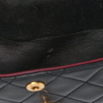 Chanel Lambskin Quilted Small Double Flap Black 14 of 18