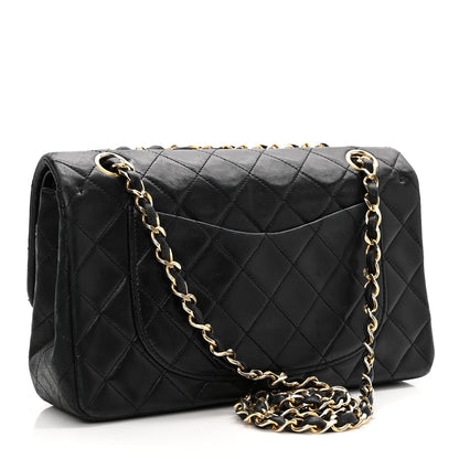 Chanel Lambskin Quilted Small Double Flap Black 3 of 15