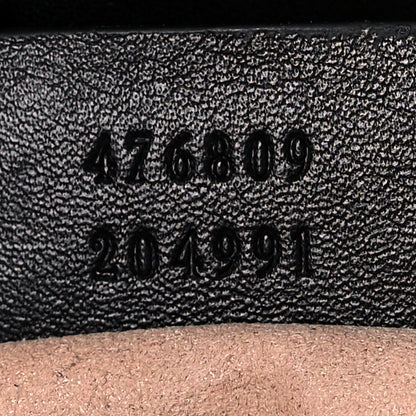 Gucci Calfskin Matelasse Pearly GG Marmont Chain Belt Bag Black 7 of 14