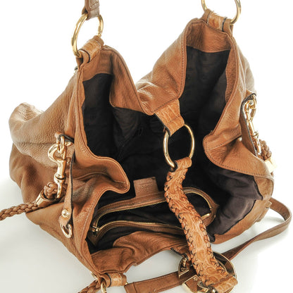 Gucci Pebbled Calfskin G Wave Shoulder Bag Light Brown 6 of 8