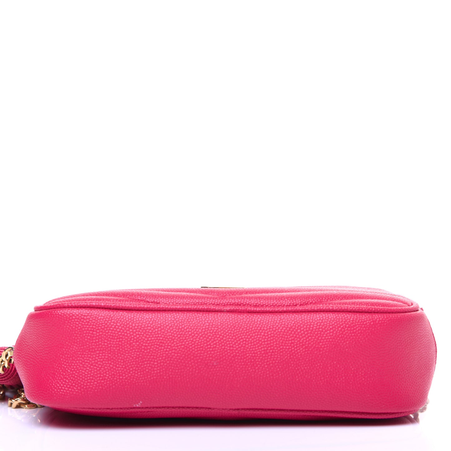 Grain De Poudre Matelasse Monogram Mini Lou Camera Bag Fuchsia