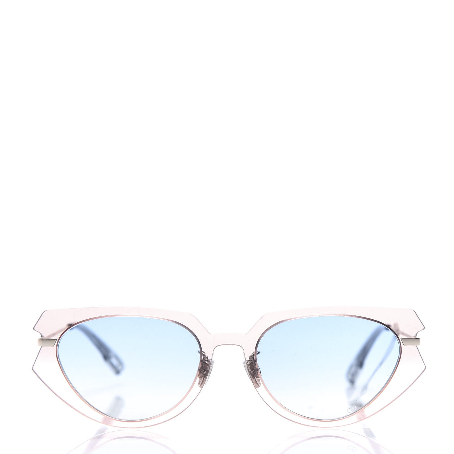 Christian Dior Cat Eye Attitude 2 Sunglasses Pink Blue 3 of 8