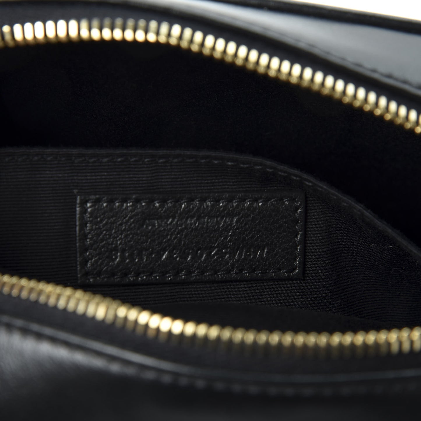 Calfskin Matelasse Monogram Lou Camera Bag Black