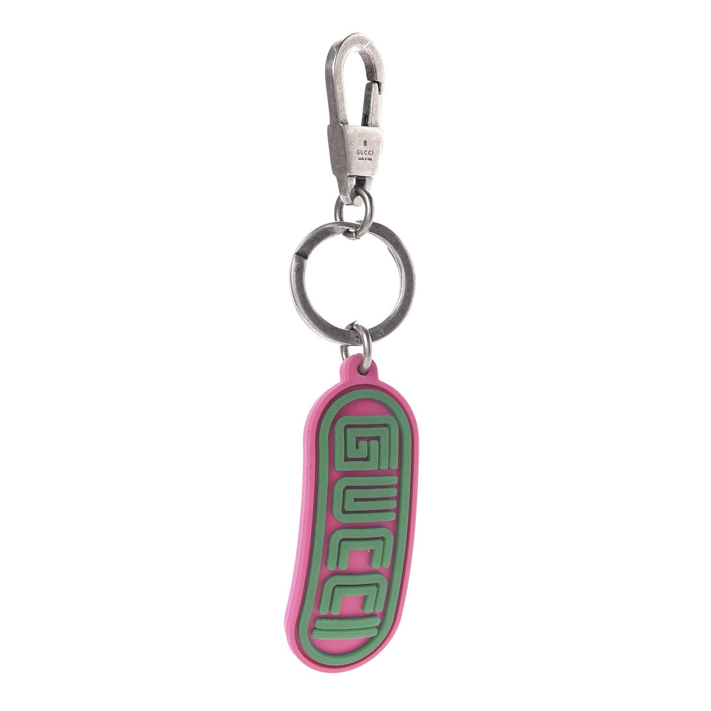 X SEGA Rubber Logo Key Chain Pink