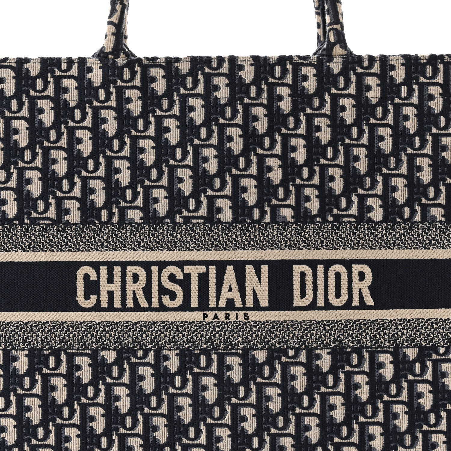 Christian Dior Oblique Large Book Tote Blue Multicolor 8 of 10