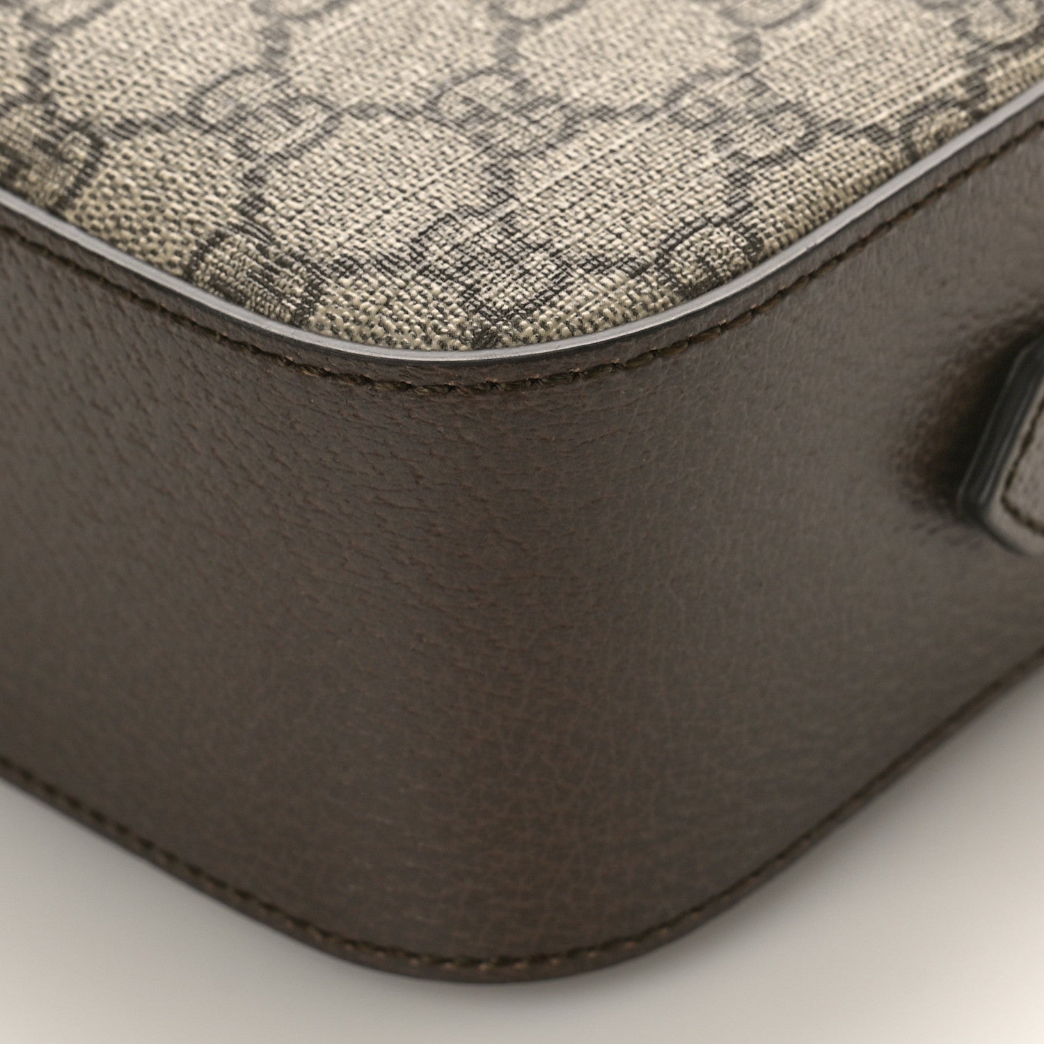 Gucci GG Supreme Monogram Web Neo Vintage Shoulder Bag Beige New Acero Crop 9 of 9