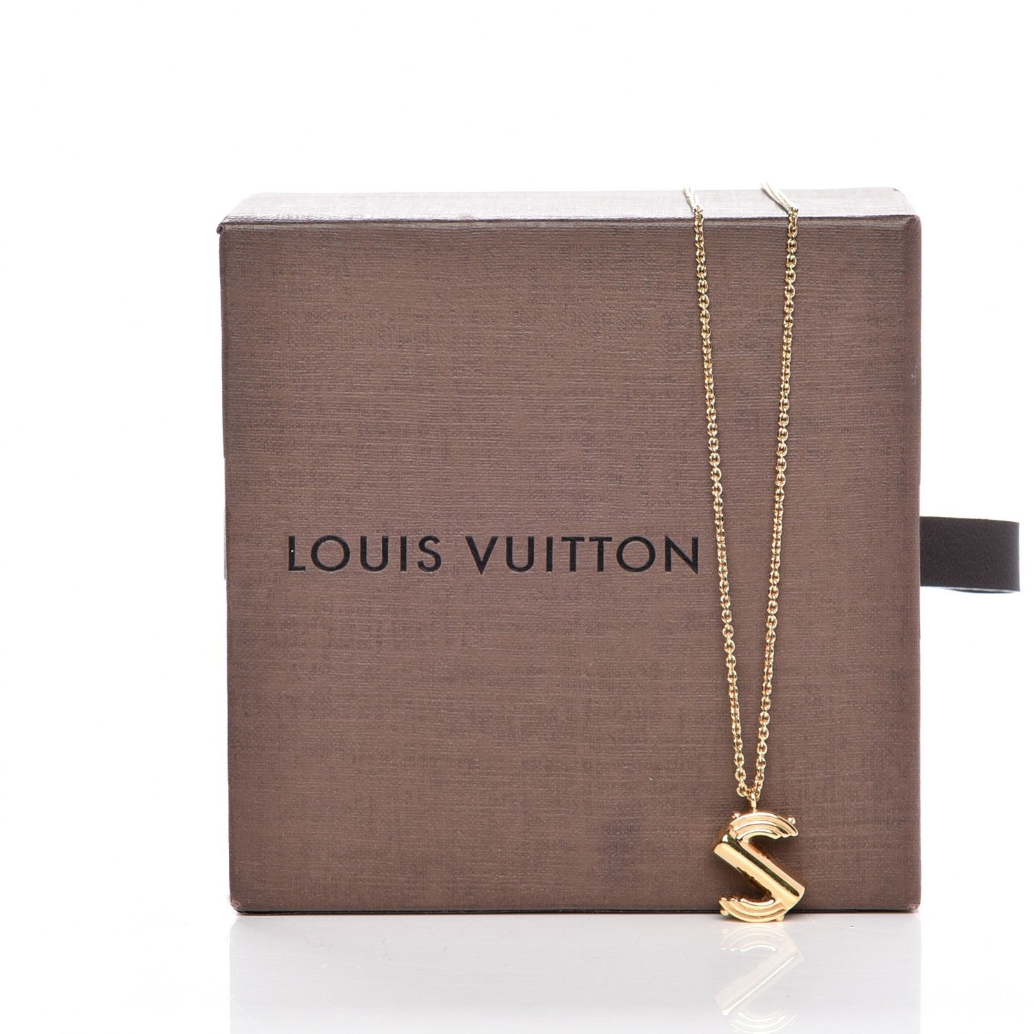 Louis Vuitton LV And Me Letter S Necklace Gold 1 of 8