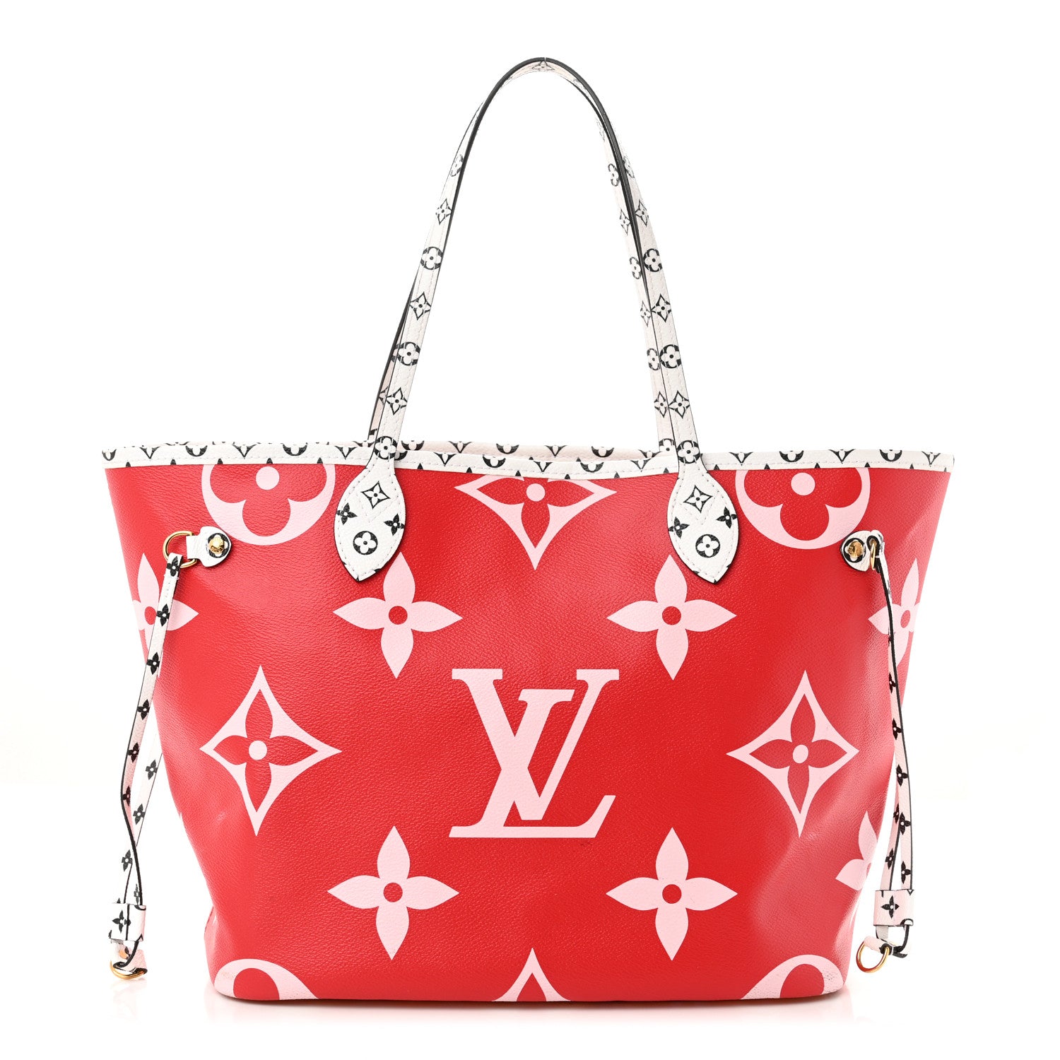 Louis Vuitton Monogram Giant Neverfull MM Rouge 3 of 12