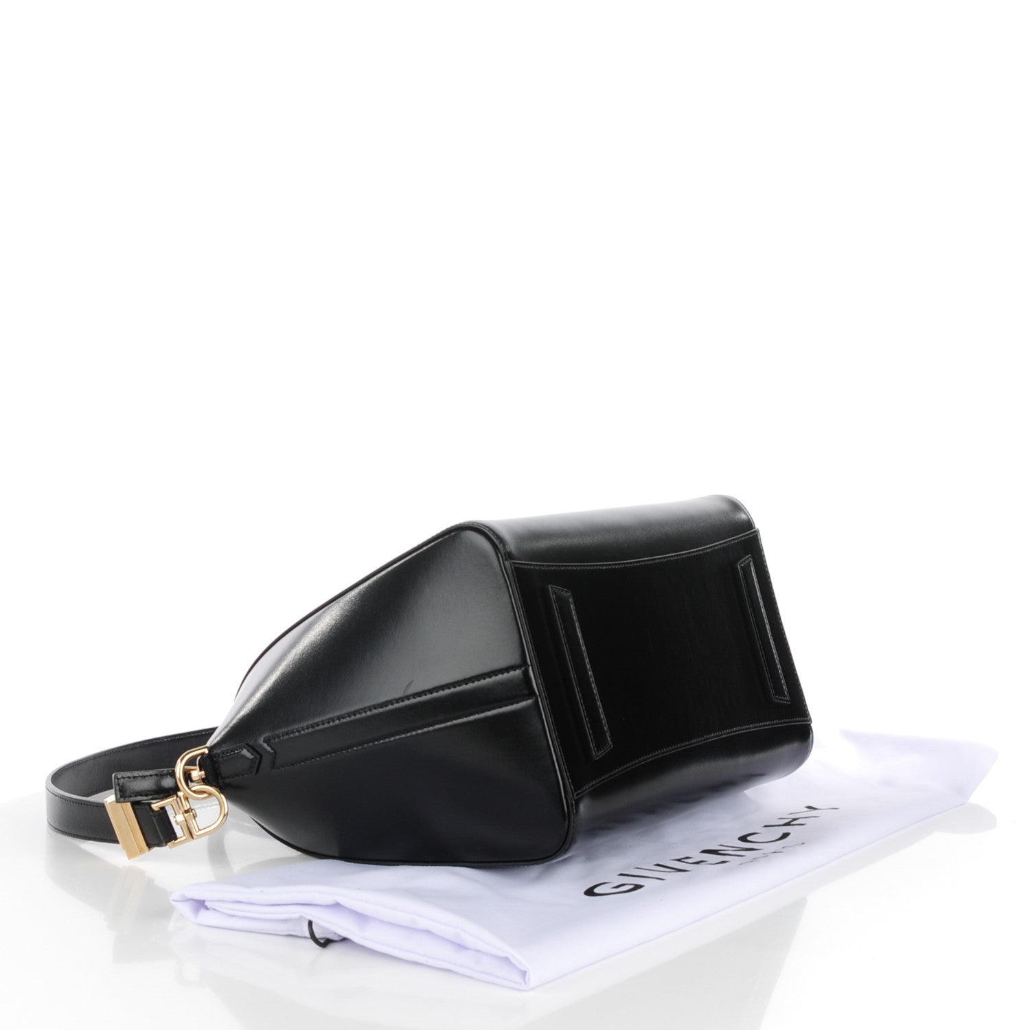 Givenchy Shiny Lord Calfskin Medium Antigona Black 4 of 7