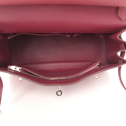 Hermes Taurillon Clemence Jypsiere 28 Rubis 5 of 14