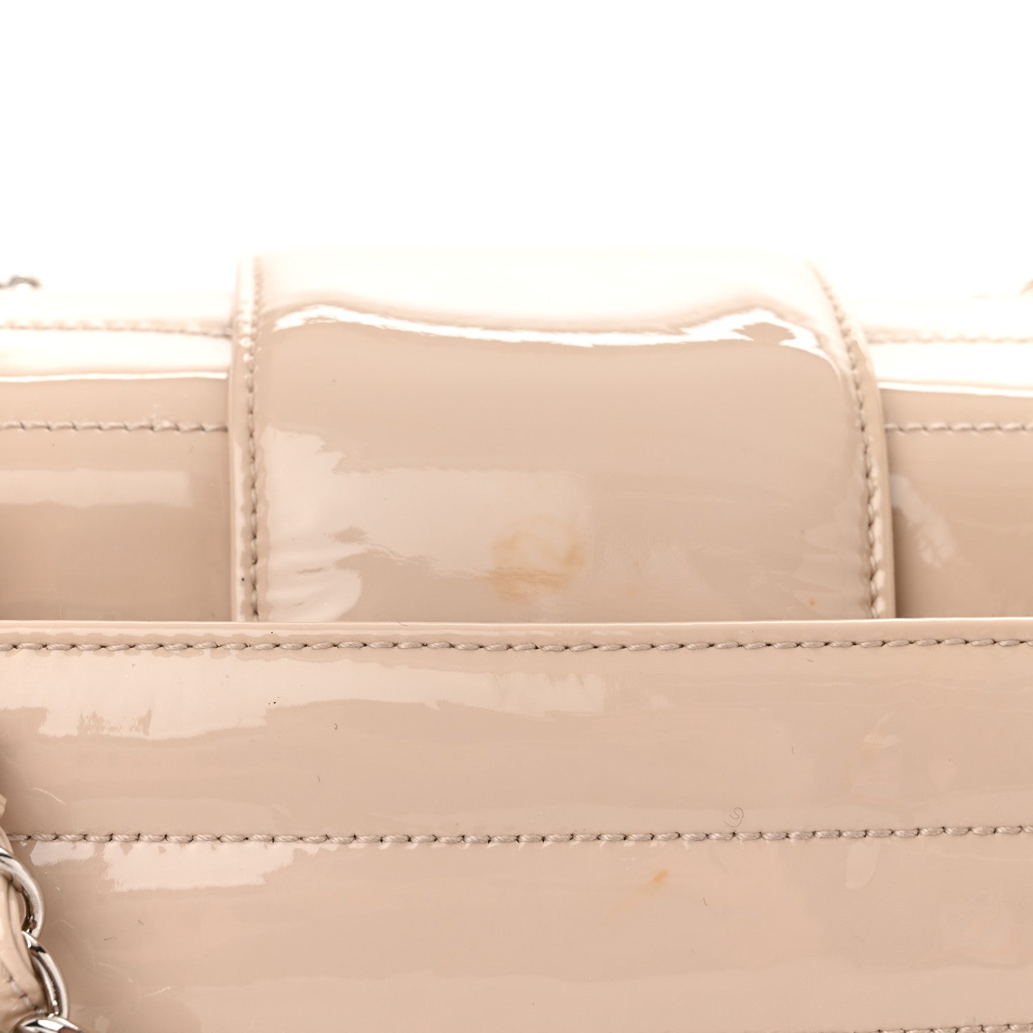 Chanel Patent Horizontal Quilted Jumbo Single Flap Pink 11 of 18