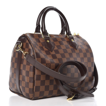 Louis Vuitton Damier Ebene Speedy Bandouliere 25 4 of 8