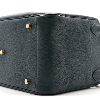 Hermes Taurillon Clemence Lindy 30 Vert Cypress 10 of 13