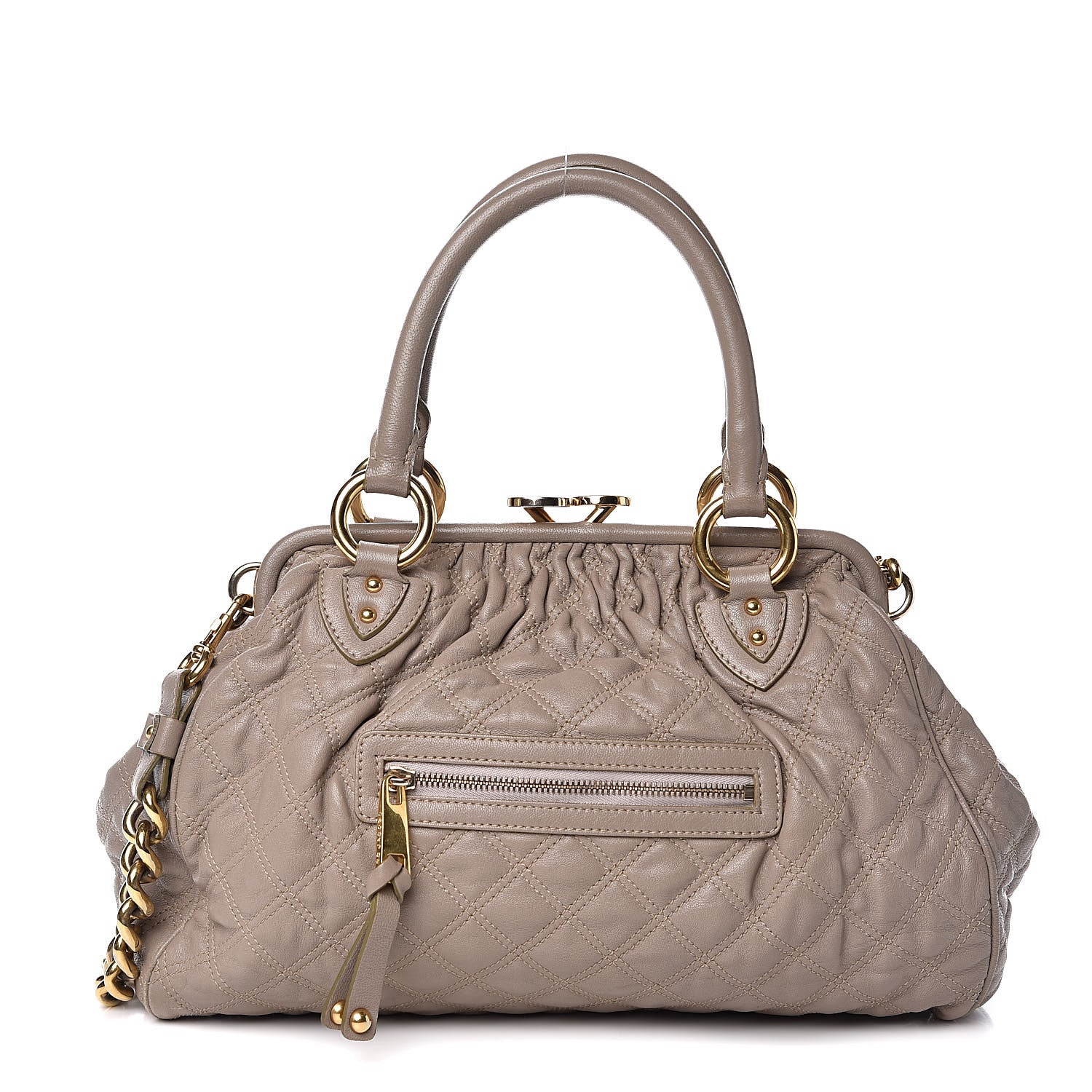 Marc Jacobs Coated Canvas Quilted Stam Blush 1 of 13