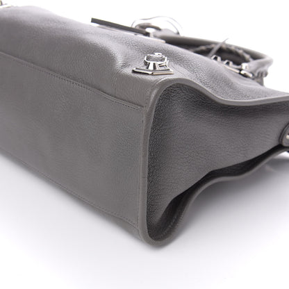 Balenciaga Chevre Silver Metallic Edge Hardware City Gris Acier 10 of 11