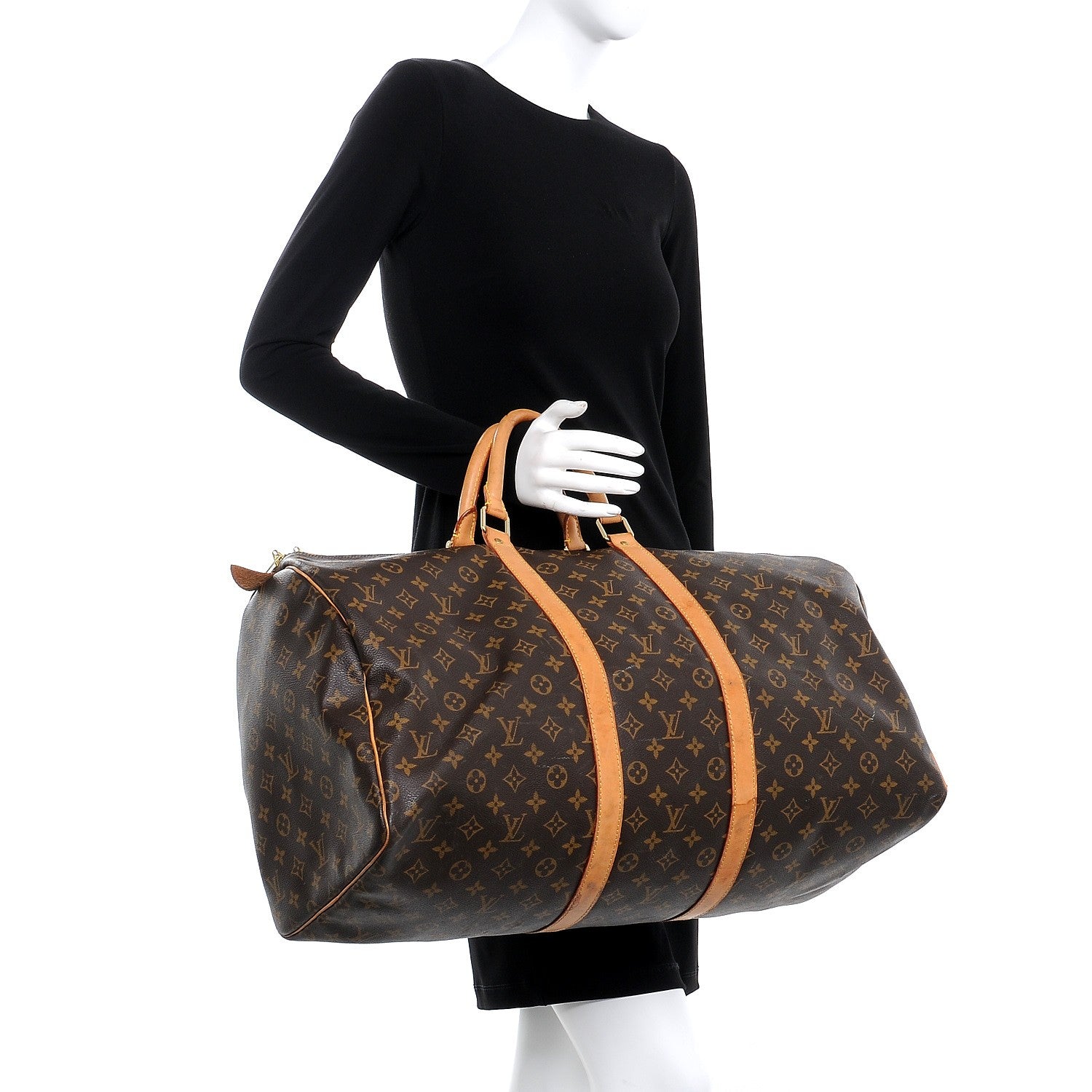 Louis Vuitton Monogram Keepall 55 2 of 9
