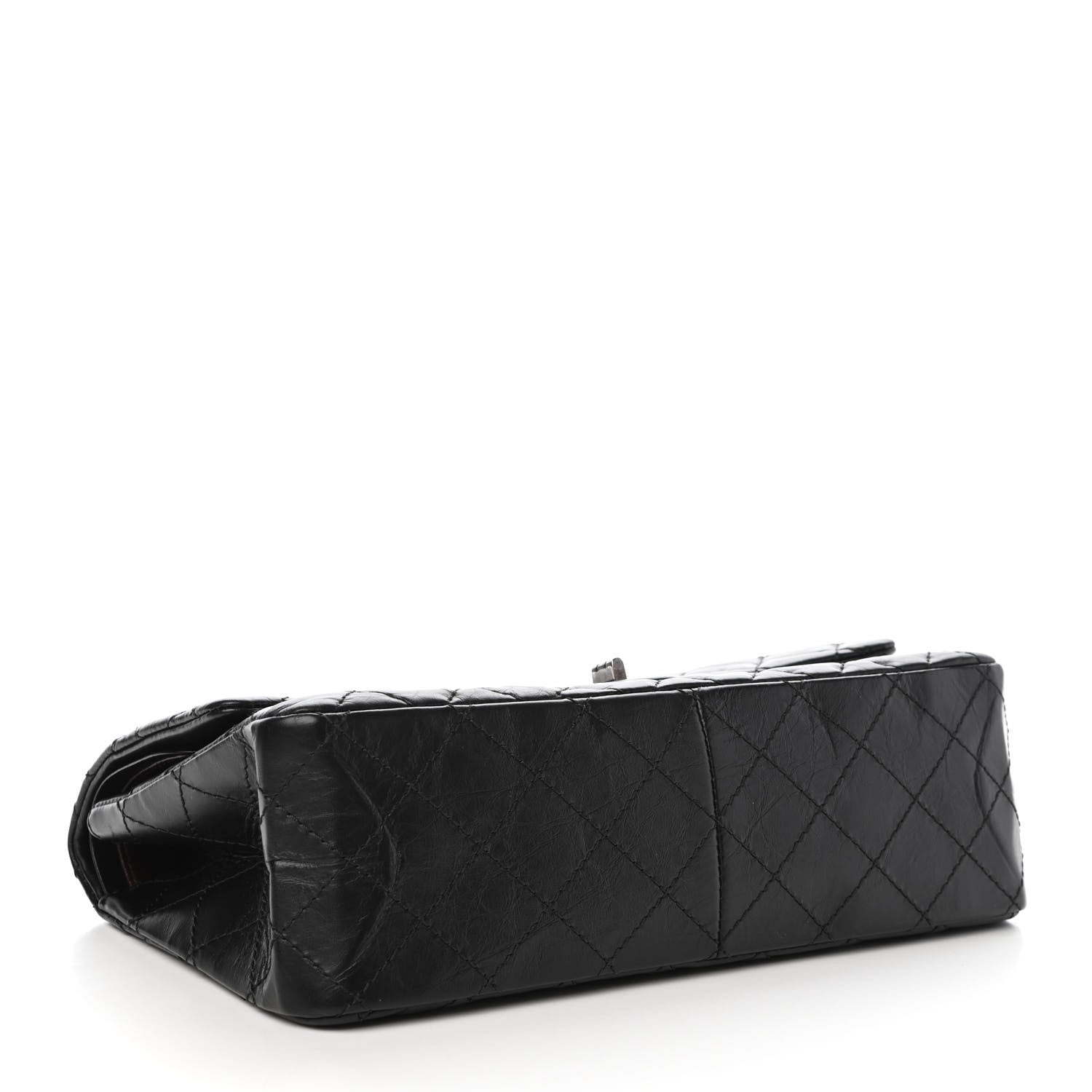 Chanel Aged Calfskin Quilted 2.55 Reissue 226 Flap Black 4 of 11