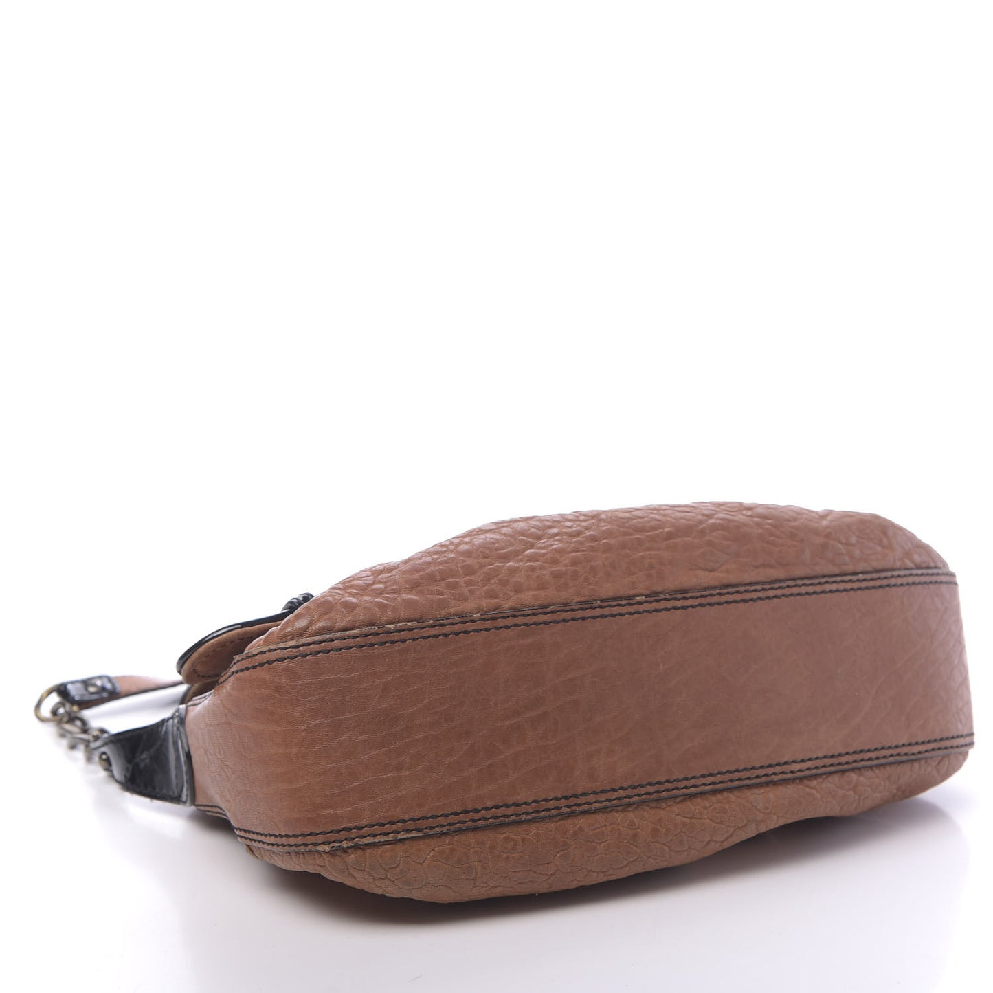 Nappa Patent B Bis Flap Bag Osso Black