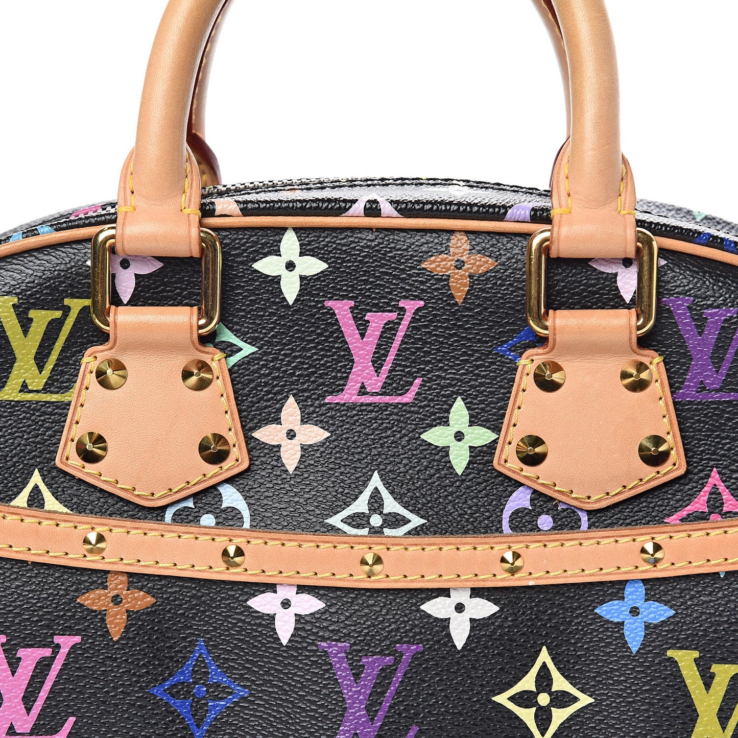 Monogram Multicolor Trouville Black