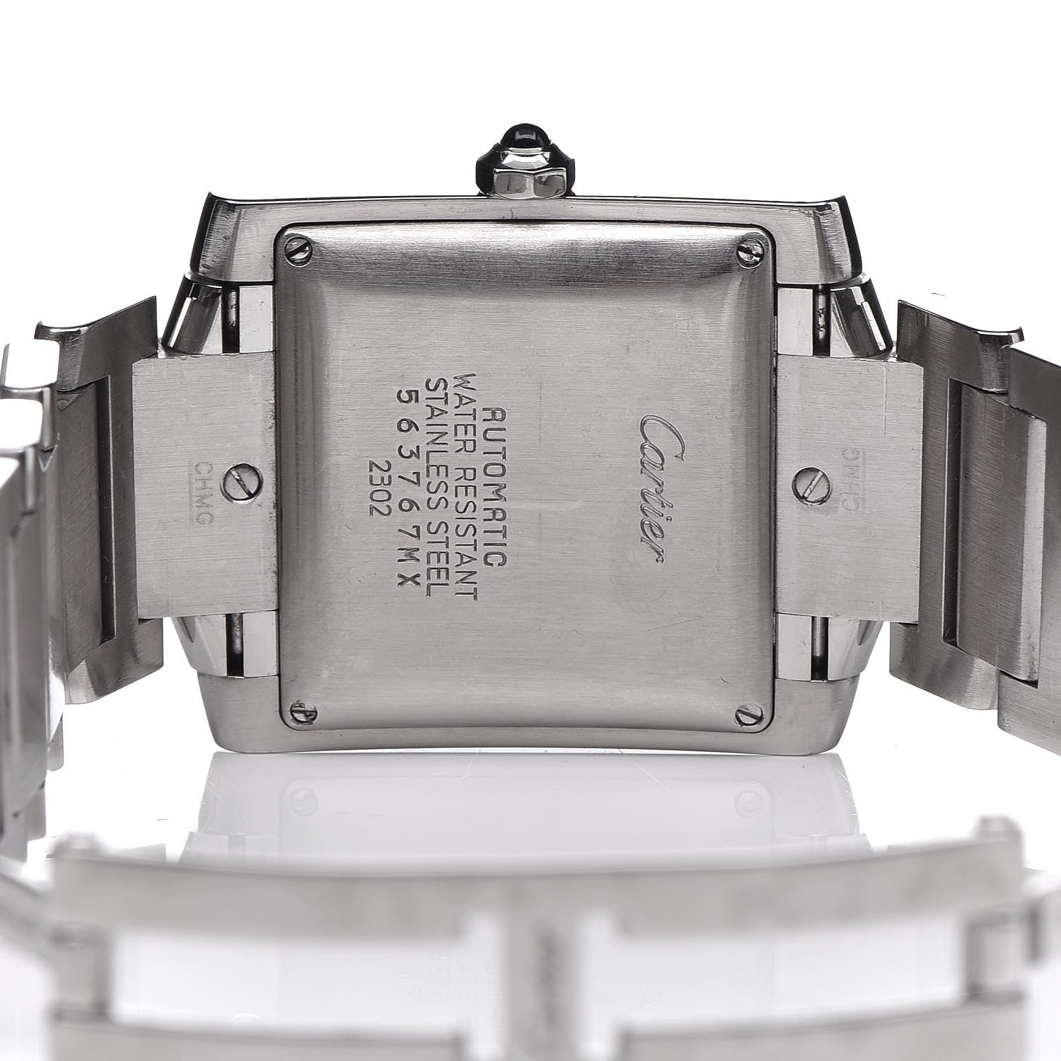 Cartier Stainless Steel 28mm Tank Francaise Automatic Watch 6 of 6