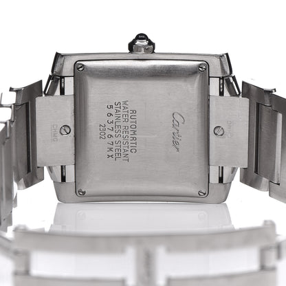 Cartier Stainless Steel 28mm Tank Francaise Automatic Watch 6 of 6