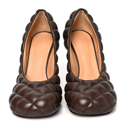 Bottega Veneta Nappa Matelasse Padded Dream Pumps 39.5 Chocolate 2 of 7