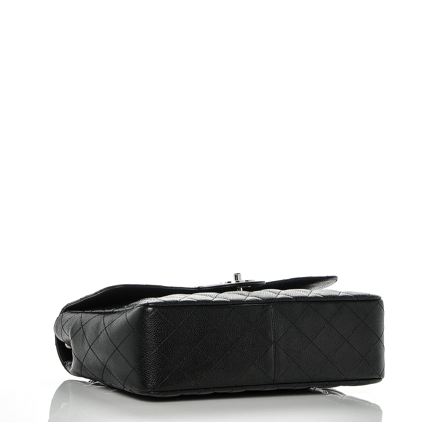 Caviar Quilted Jumbo Single Flap Black