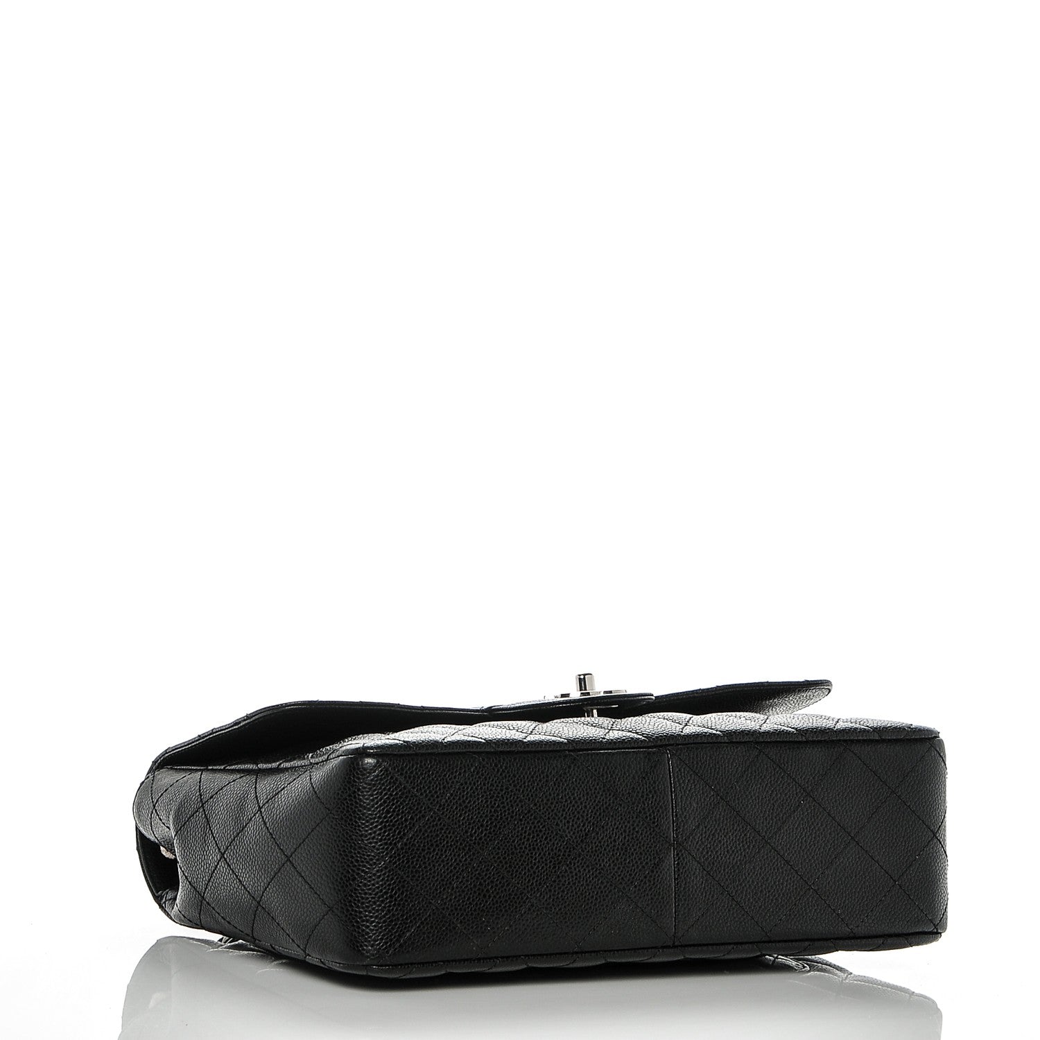 Chanel Caviar Quilted Jumbo Single Flap Black 4 of 7