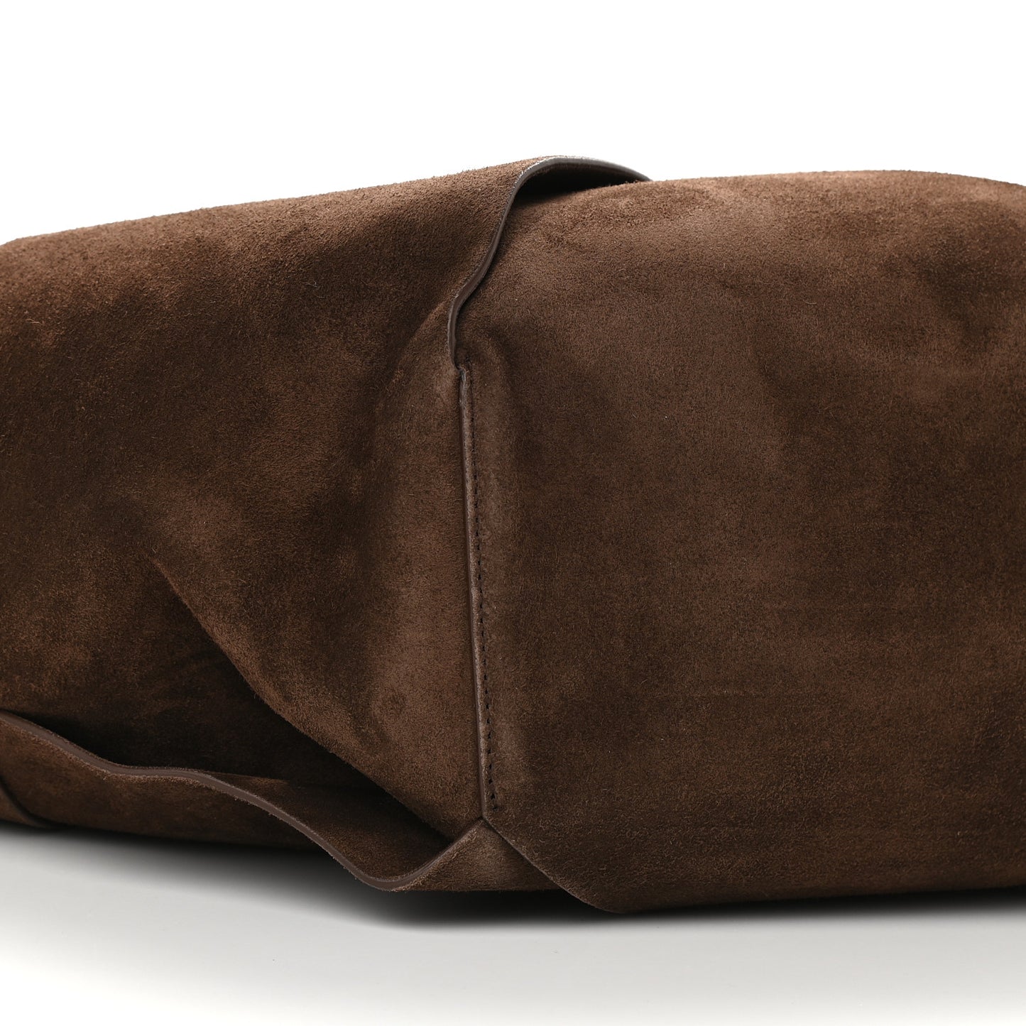 Suede Maxi Intrecciato Tote Brownie