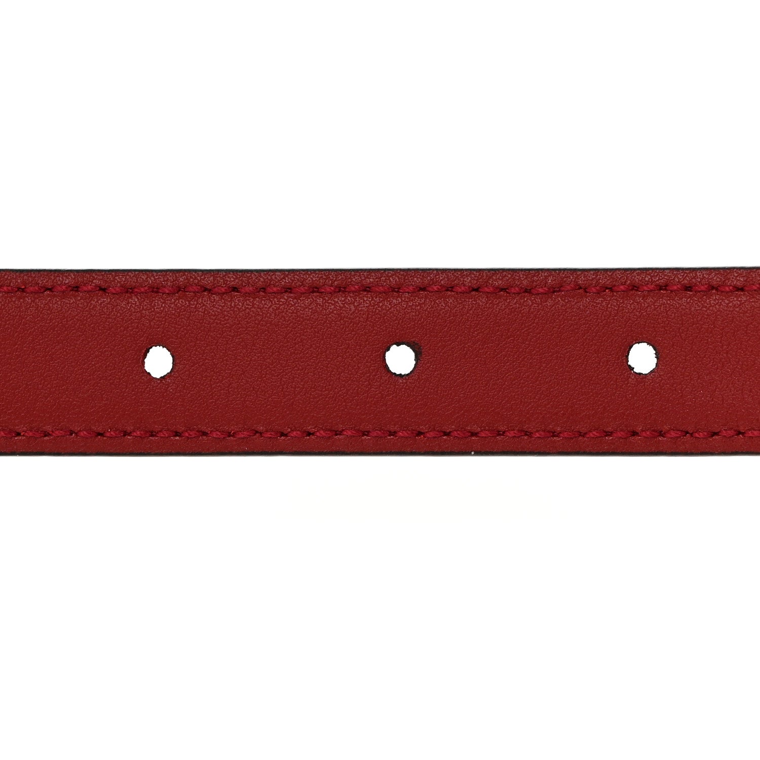 Gucci Plutone Calfskin Gucci Buckle 20mm Thin Belt 75 30 Rosso 5 of 6