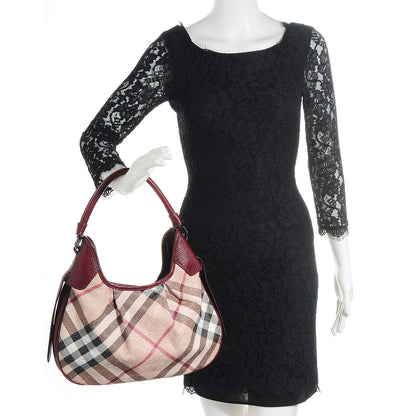Burberry Nova Check Embossed Brooklyn Hobo 2 of 8