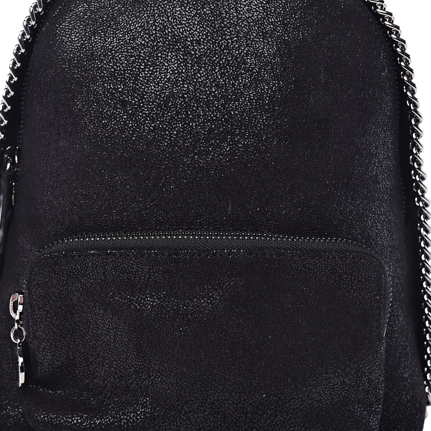 Stella McCartney Shaggy Deer Mini Falabella Backpack Black 10 of 10