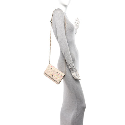 Chanel Candy Cotton Tweed & Beach Ball Wallet On Chain WOC Multicolor 2 of 14