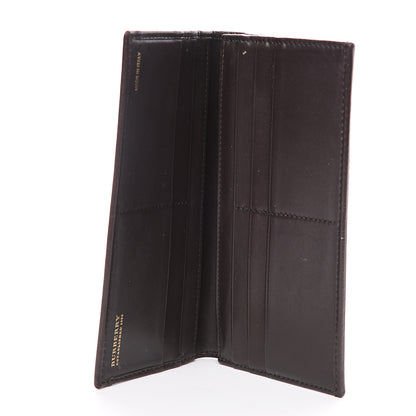 Burberry Haymarket Check Continental Wallet Chocolate 4 of 14