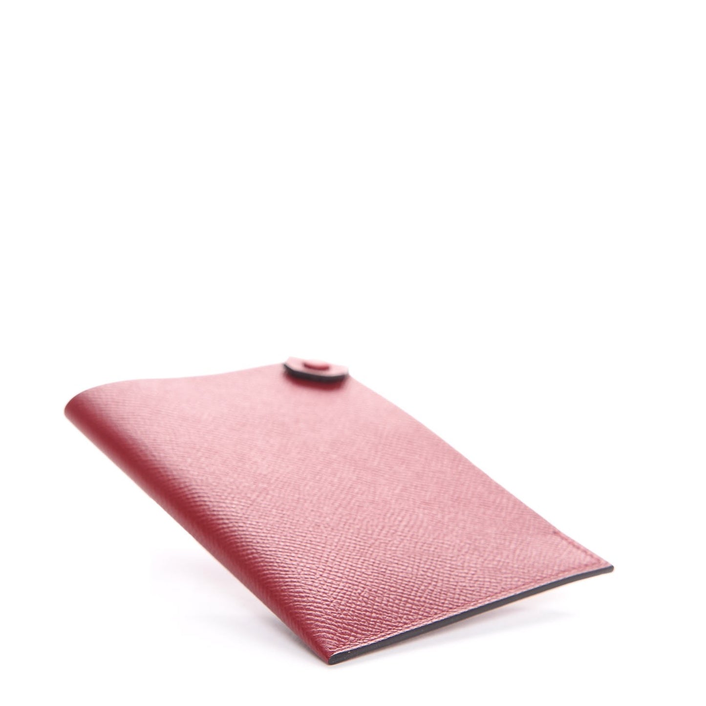 Epsom Tarmac PM Passport Holder Rouge Grenat