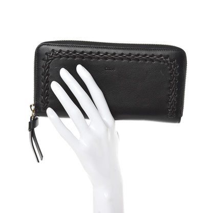 Chloe Calfskin Hudson Zip Around Wallet Black 2 of 9