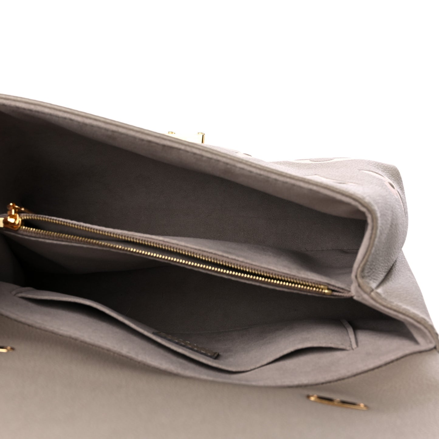 Empreinte Monogram Giant Madeleine MM Dove Grey Beige